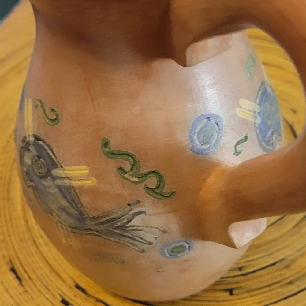 Seminario Made In Peru Pitcher With Birds